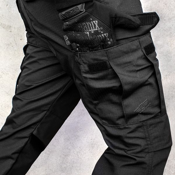 Tactical pants "POLICE" BLACK with a 5cm belt (Rip-Stop) 00313000S0000000 photo