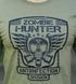 Koszulka z nadrukiem "ZOMBIE HUNTER" OLIVE (Bawełna)