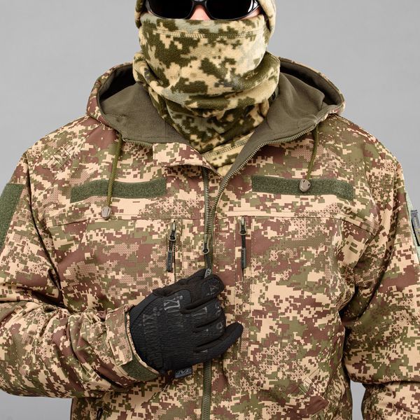 Вітровка "TRAVEL DEFENCE" ХИЖАК ПІКСЕЛЬ (Таслан + Мікрофліс) 0004903XL0000000 фото