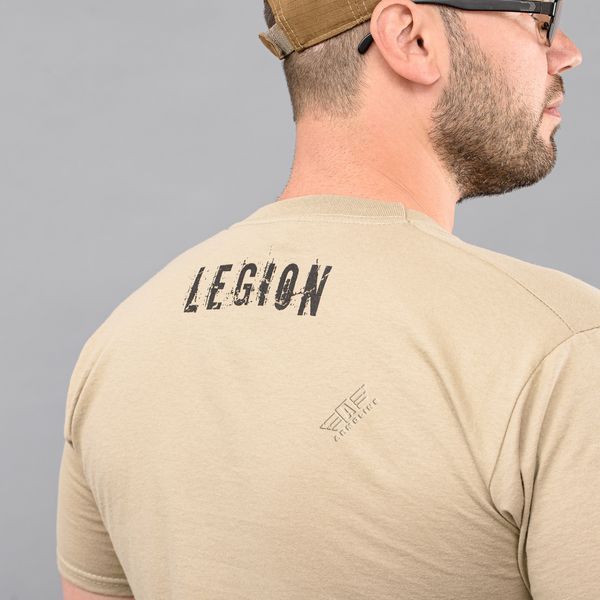 Футболка з принтом "LEGION" KHAKI (Бавовна) 0027303XL0000000 фото