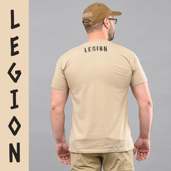 Футболка з принтом "LEGION" KHAKI (Бавовна) 0027303XL0000000 фото