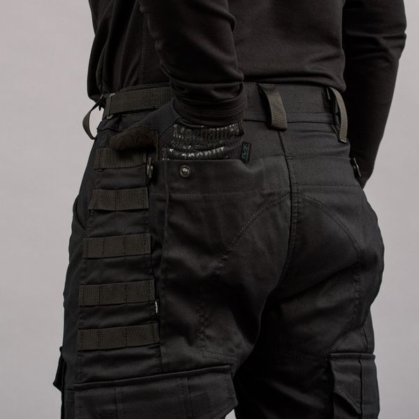 Брюки тактические "SHTORM" BLACK (Canvas) 00343000MLONG000 фото
