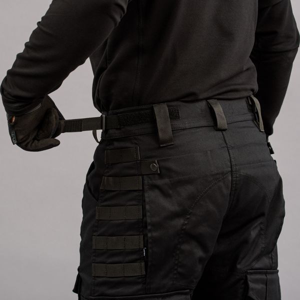 Брюки тактические "SHTORM" BLACK (Canvas) 00343000MLONG000 фото