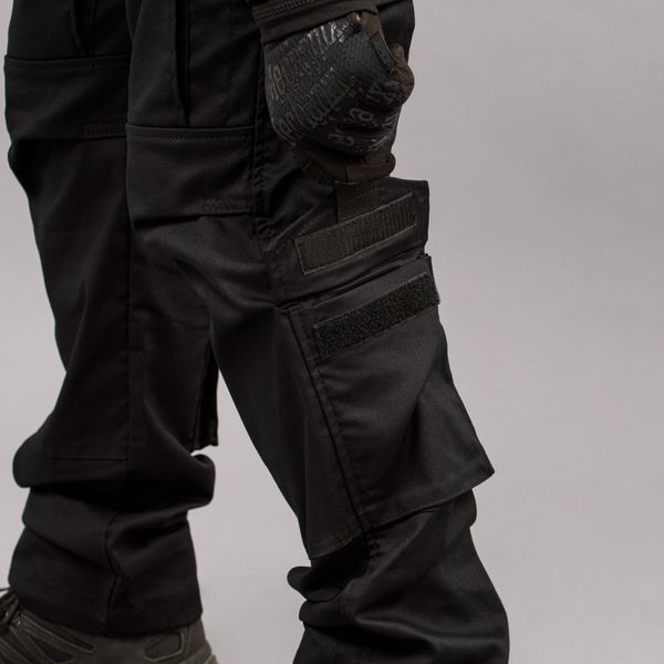 Брюки тактические "SHTORM" BLACK (Canvas) 00343000MLONG000 фото