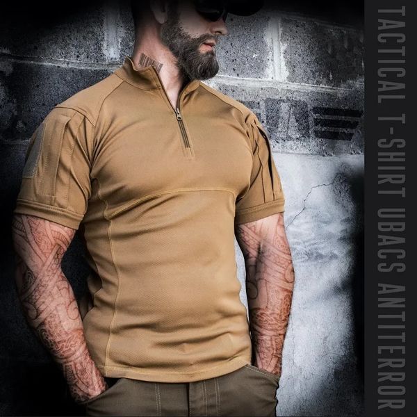 UBACS Tactical T-Shirt "ANTITERROR II" COYOTE (CoolPass + Knitwear) 00287000S0000000 photo