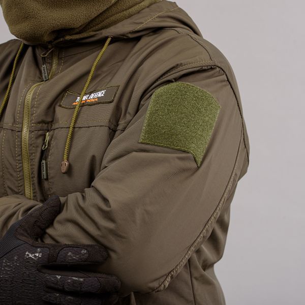 Ветровка "TRAVEL DEFENCE" DARK OLIVE (Таслан + Микрофлис) 00046000M0000000 фото
