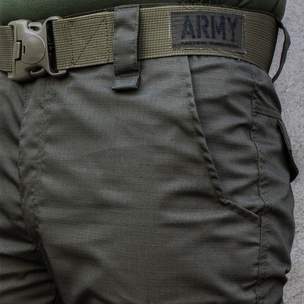 Tactical pants "ARMY" OLIVE with a 5cm belt (Rip-Stop) 00312000S0000000 photo