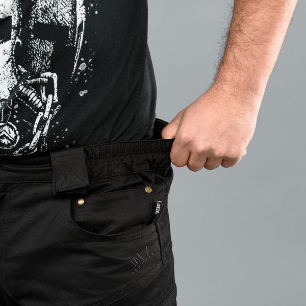 Shorts with belt "SPARTAN" BLACK (Cotton Stretch) 0030900XS0000000 photo