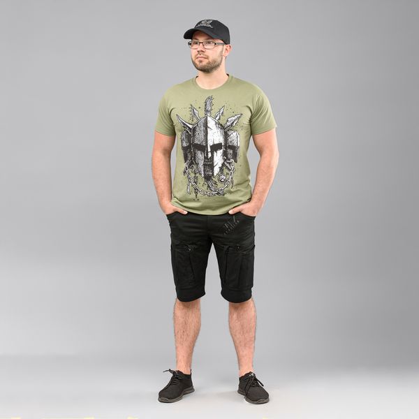 Shorts with belt "SPARTAN" BLACK (Cotton Stretch) 0030900XS0000000 photo