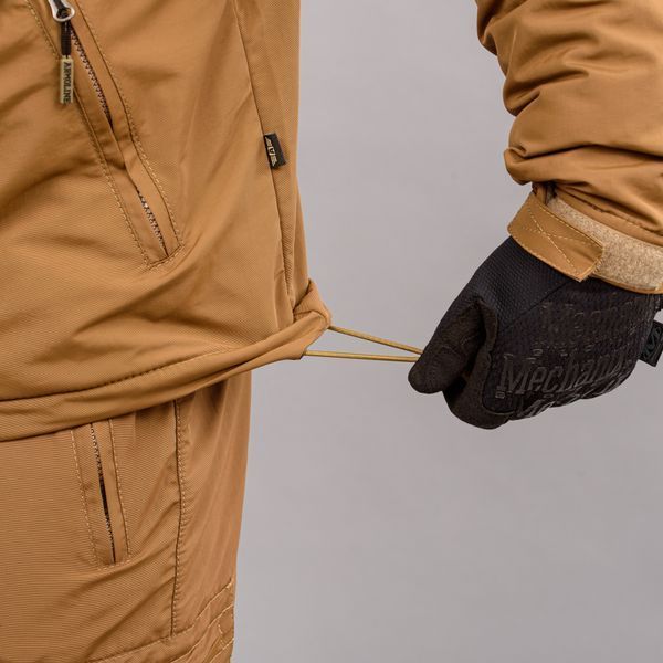 Komplet "TRAVEL DEFENCE" 3 w 1 ANORAK COYOTE (Taslan + Mikropolar)