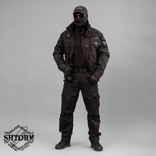Куртка тактична "SHTORM" BLACK (Мембрана + Фліс) 0009602XL0000000 фото
