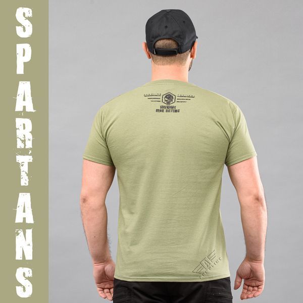 T-shirt "SPARTANS" OLIVE (Cotton) 0026203XL0000000 photo