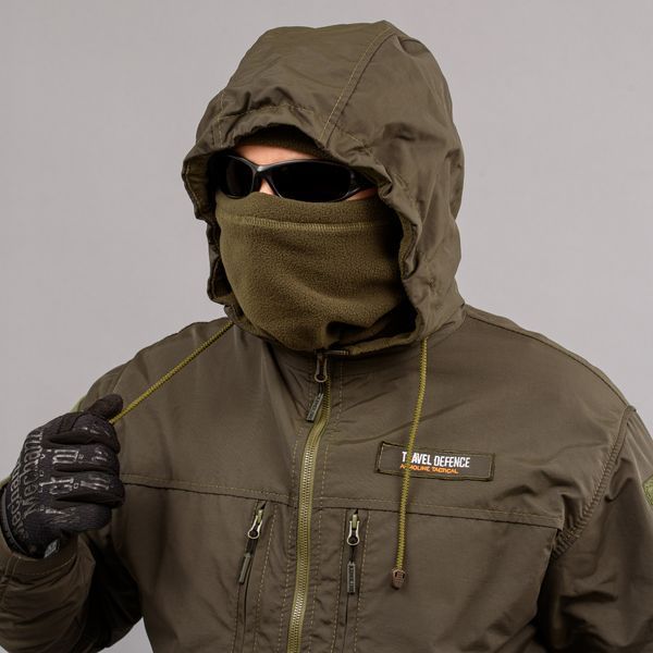 Ветровка "TRAVEL DEFENCE" DARK OLIVE (Таслан + Микрофлис) 00046000L0000000 фото