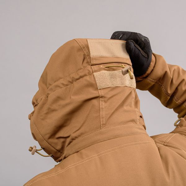 Insulated vest with hood "ANTITERROR II" COYOTE (Membrane + Sintepon) 0005202XL0000000 photo