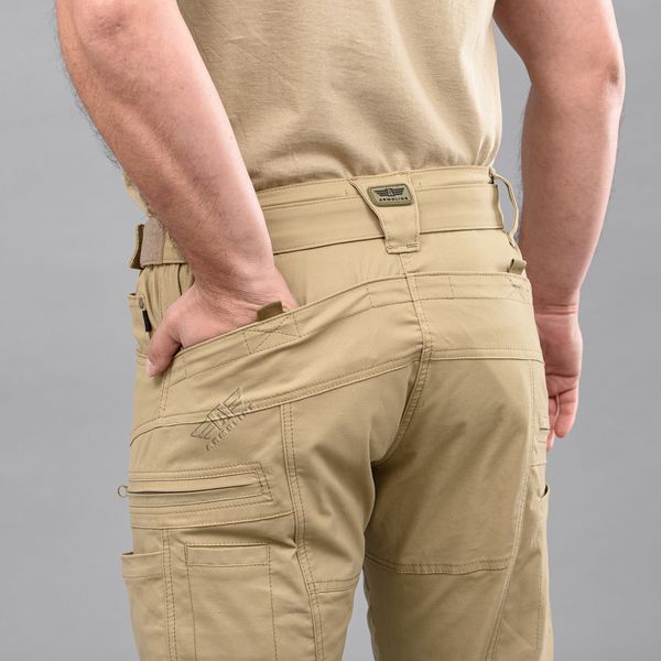 Shorts with belt "SPARTAN" BEIGE (Cotton Stretch) 0030800XS0000000 photo