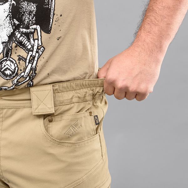 Shorts with belt "SPARTAN" BEIGE (Cotton Stretch) 0030800XS0000000 photo