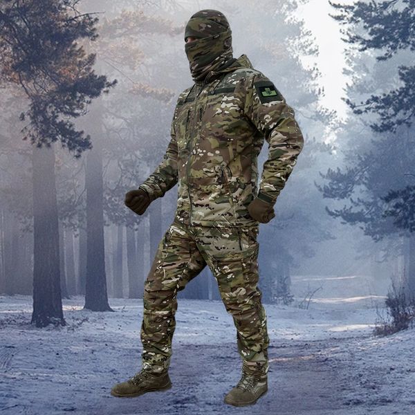 Insulated pants with belt "TRAVEL DEFENCE" MULTICAM (Taslan + Microfleece) 00323000S0000000 photo