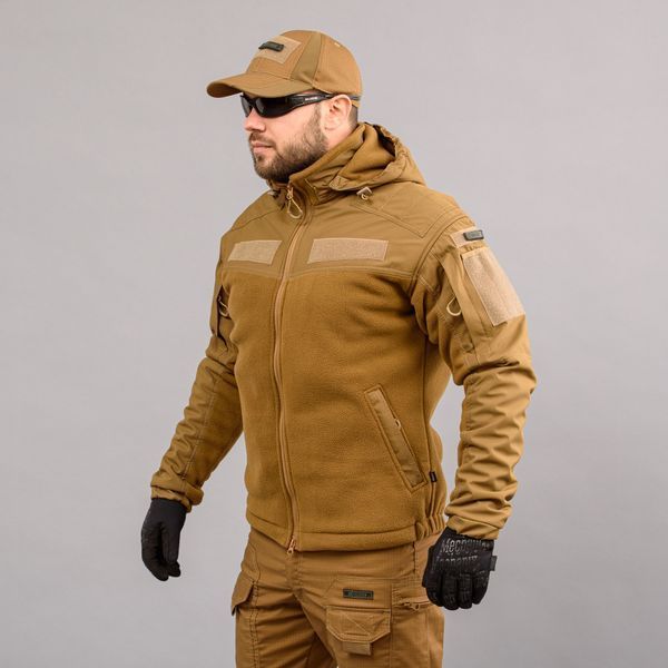 Bluza z kapturem "ANTITERROR II" COYOTE (Polar + Membrana)