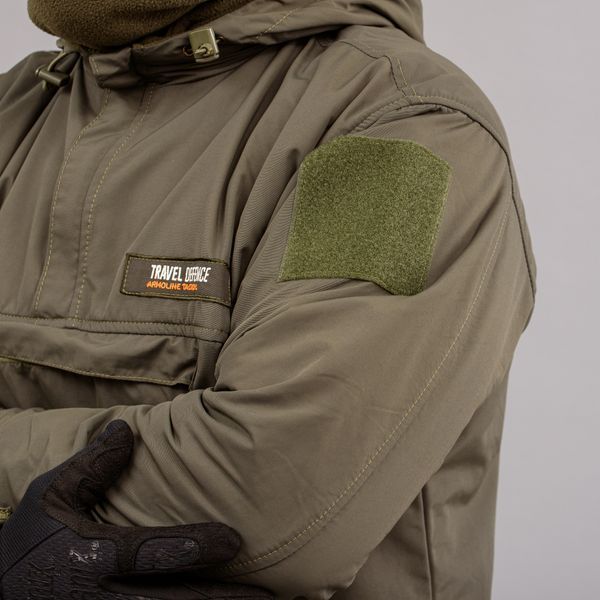 Анорак "TRAVEL DEFENCE" OLIVE (Таслан + Микрофлис) 00008000L0000000 фото