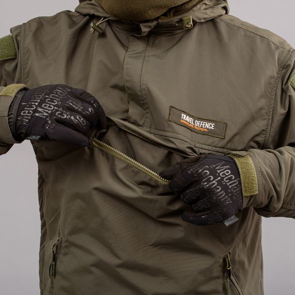 Анорак "TRAVEL DEFENCE" OLIVE (Таслан + Микрофлис) 00008000L0000000 фото