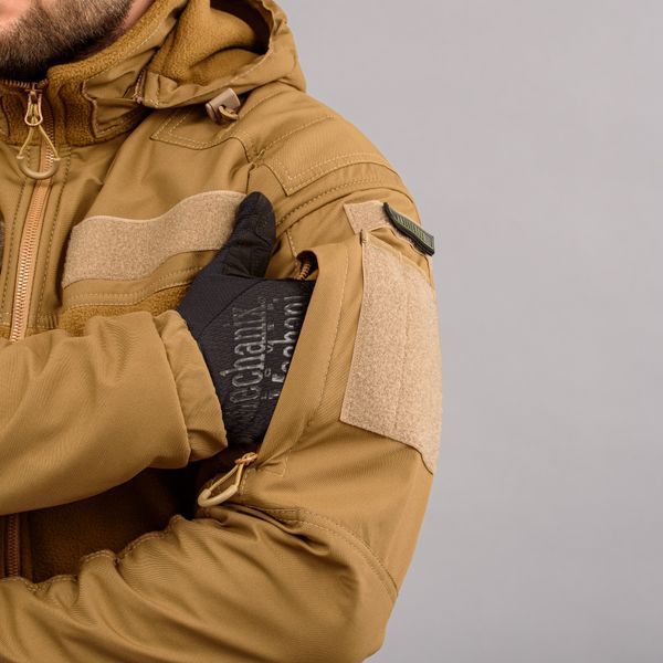 Bluza z kapturem "ANTITERROR II" COYOTE (Polar + Membrana)