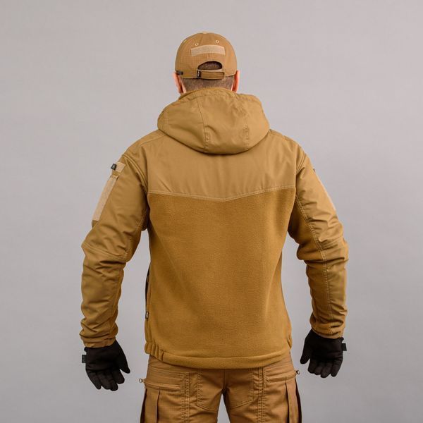 Bluza z kapturem "ANTITERROR II" COYOTE (Polar + Membrana)
