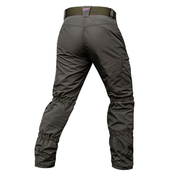 Insulated pants with belt "TRAVEL DEFENCE" OLIVE (Taslan + Microfleece) 00324000S0000000 photo