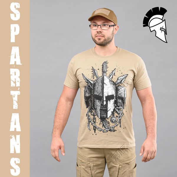 Футболка "SPARTANS" KHAKI (Бавовна) 00261000S0000000 фото