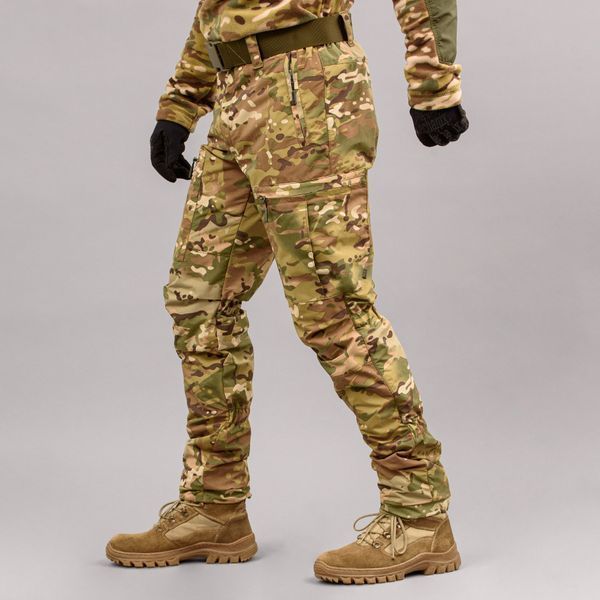 Insulated pants with belt "TRAVEL DEFENCE" MULTICAM (Taslan + Microfleece) 00323000M0000000 photo