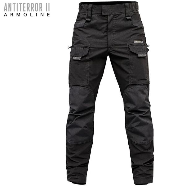 Tactical pants "ANTITERROR II" BLACK (Rip-Stop Stretch + Membrane) 00337000SREGULAR photo