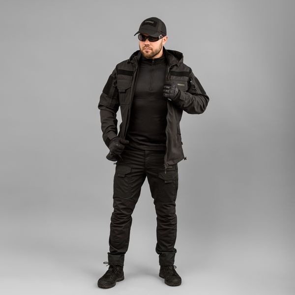 Tactical suit "ANTITERROR II" BLACK (Membrane + Rip-Stop Stretch) 0039000XL0000000 photo