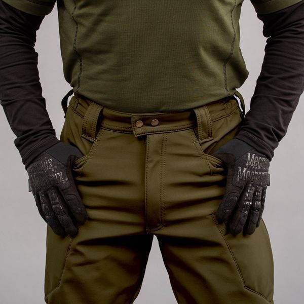 Штани "URBAN SCOUT" DARK OLIVE (SoftShell) 00334000M0000000 фото