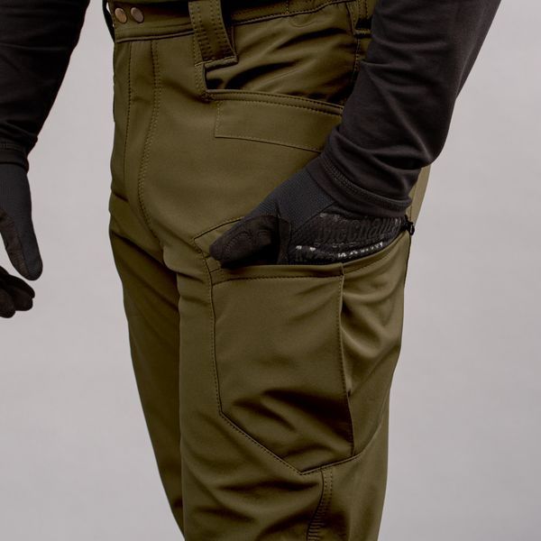 Штани "URBAN SCOUT" DARK OLIVE (SoftShell) 00334000M0000000 фото