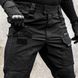 Tactical pants "ANTITERROR II" BLACK (Rip-Stop Stretch + Membrane) 00337000SREGULAR photo 5