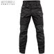 Tactical pants "ANTITERROR II" BLACK (Rip-Stop Stretch + Membrane) 00337000SREGULAR photo 2