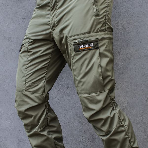 Insulated pants with belt "TRAVEL DEFENCE" LIGHT OLIVE (Boston + Microfleece) 00322000S0000000 photo